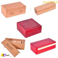 JENNIFERDZJI IQ Puzzle Mind Brain Teaser, Opening Puzzle Box Brain Teaser Wooden Brain Teaser Puzzle