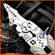 [PrettyiaSG] Wire Pliers Tool Wire Cutter, Multifunctional Wire Crimping Tool for Electrician &amp; Lineman