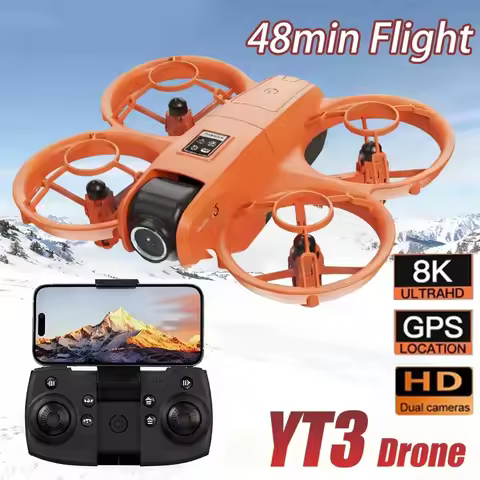 YT3 Drone 8K 5G GPS Professional HD With Screen Remote Control Avoidance Aerial Quadcopter Ultra-lon