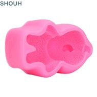 SHOUH 2pcs Fondant Form,  Design Non-Stick Surface Silicone Form, Cute Easy Demold Chocolate Form Fo