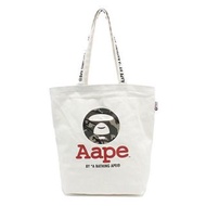 日本雜誌附錄 A Bathing Ape 附錄 Bape Aape 大型托特包 猿人帆布單肩袋 側肩袋 手提袋 可A4