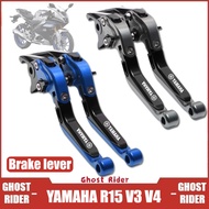 For YAMAHA YZF R15 V3 V4 MT15 Modified CNC Foldable Brake Clutch Lever Racing Handlebar Lever Set Ac