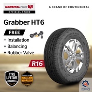 General Tire Grabber HT6 R16 215/65 (with installation)