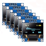 6PCS 0.96’’ OLED Display Module 12864 128x64 Pixel LCD Yellow Blue SSD1306 Driver Board I2C Serial 0