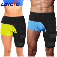 LAYOTO Hip Brace Support Brace Fitness Leg Protectors Exercise Thigh Protectors Sports Accessories