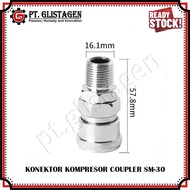 SM-30 Quick Coupler SM 30 Recoil Compressor Hose Connection Cuk Coupler SM30