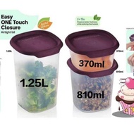 Tupperware one touch fresh square 3pcs