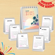 MINI TABLE CALENDAR 2025/CALENDAR 2025 / OFFICE CALENDAR / AESTHETIC CALENDAR/2025 CALENDAR