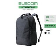 ELECOM Off Toco Backpack BM-OFBP/Large Size/Laptop Backpack/Business Bag/Black/Gray