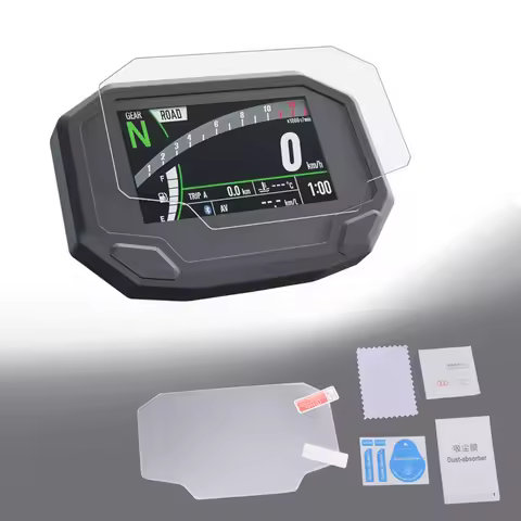 Motorcycle Dashboard Screen Anti Scratch Meter Film Instrument Film Compatible with Kawasaki ZX6R ZX