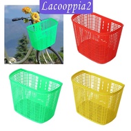 [Lacooppia2] Bike Basket Front Basket Bike Accessories Bike Pannier Pet Carrier Storage Basket Picnic Folding Bike Riding