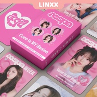 LINXX 55 Pcs AESPA Come To My illusion Album Lomo Card Kpop Photocards  Postcards  Series