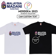 [Adult/Kid] Merdeka 2023 Hari Kebangsaan Malaysia Madani Patriotic Patriotik 1957 Baju Tshirt Custom