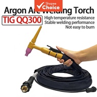 One Set 4m Air-Cooled QQ300 TIG Welding Gun Pure Copper Cable Fits WS-250/300/315 Welding Devices