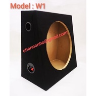 10inch/12 inch single carpet 4x4 seal woofer box without woofer(15mm)