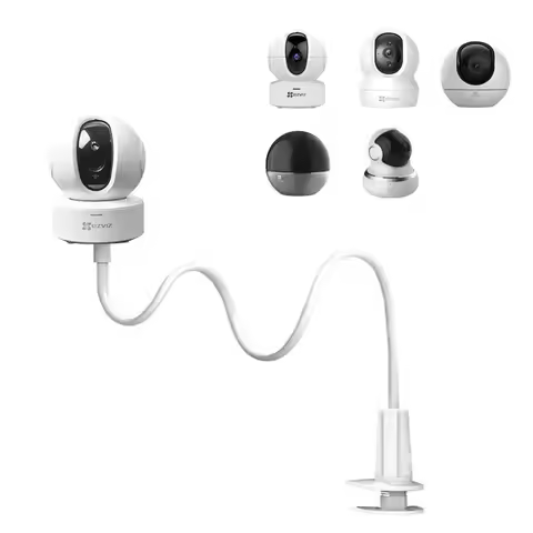 Camera Head Desktop Clip Iron Bracket Flexible Mount Long Gooseneck Arm For EZVIZ C6CN C6C Security 