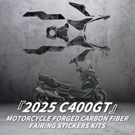 Used For BMW C400GT 2025 Motorcycle Forged Carbon Fiber Stickers Kits Of Bike Accessories Decoration