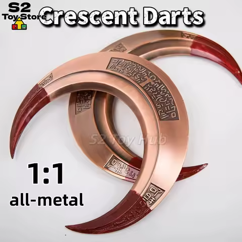 Marvel Moon Knight Crescent Dart Full Metal 1:1 Scale COS Prop For Halloween Cosplay Performance Mar