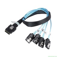amonoqa Mini  to 4  Cable Mini  36Pin SFF-8087 Male to 4  7Pin Cable