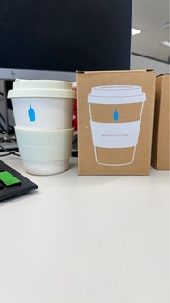 全新日本 Blue Bottle Eco Cup 環保咖啡杯 (藍樽圖案）