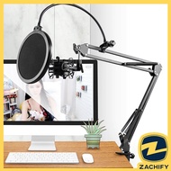 🔥Raya Promo🔥 Microphone Arm Stand Bm800 Holder Tripod Microphone Stand With Mic Cantilever Bracket U