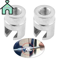 OTUINSG Pulling Tab Adapter, Aluminum Alloy Silver Car Dent Repair Puller Head, Durable Car Dent Lif