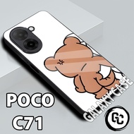 Glossy Softcase poco C71/Case poco C71/case poco C71 glitter/casing poco C71/case hp poco C71