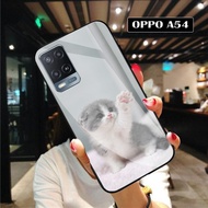 Softcase Kaca Oppo A54 Terbaru 2022 Motif Kucing [GC60] Case Hp Kekinian Kesing Hp Murah Lucu Silikon Mewah Muraj Motif Kucing For All Smartphone Type Lain Chat Kami