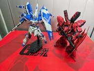 Bandai 高達 1/144 RG Hi Nu Gundam Hi-v 高達 + RG 沙薩比