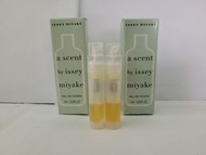 包郵  - -  3  支 Issey Miyake A Scent by Issey Miyake edt 女士 香水版 試用裝 迷你裝 旅行裝  sample