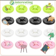 INTERESTING 16 Pcs Bib Boards, Mixed Colors Plastic Running Bib Clips, Easy to Use 17mm Race Bib Hol