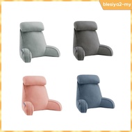 [BlesiyaedMY] Reading Pillow for Sitting in Bed Adults Back Pillow Comfortable Detachable Neck Roll 