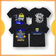 KATUN RKS Boys and Girls T-Shirt PERSIB BANDUNG Motif 30s Combed Cotton Material Fashion Kids A6 69