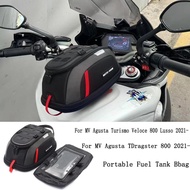 Tank Bag For MV Agusta Turismo Veloce 800 Lusso 2021- Portable Fuel Tank Bbag For MV Agusta TDragste