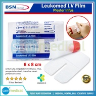 BSN Leukomed IV Infusion Plaster Film - 6x8 / Transparent Film Dressing Plaster Bacteria & Water Res