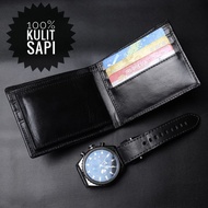 Genuine Cowhide Leather Wallet For Men/ Women Genuine Leather