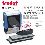 Trodat 4913 Typo Stamp (Rectangular Typo Stamp)