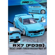 [READY STOCK] INNO64 1/64 Mazda RX7 FD3S Pandem Rocket Bunny Boss Kit Tiffany Blue Diecast Model Car