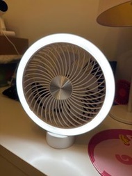 可發光照明 Usb座枱/掛牆風扇 吊立兩用迷你風扇