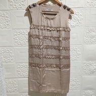 dress coklat rempel zooc