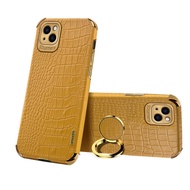 Fits Samsung F62 M32 A11 A12 A32 A52 A72 A71 A51A02 A50 Luxury Crocodile Leather Drop Resistant Phone Case