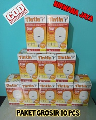 Paket 10 pcs Lampu led tintin 20 watt/ harga Murah Paket Grosir/ tintin 20 watt