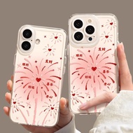 Fireworks Apple iPhone17 Phone Case 15plus Soft 14promax Niche 16 Transparent 13 All 2026/02.03