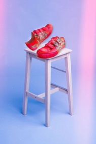 【限量】六角恐龍Hobby純手繪帆布鞋