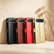 Magnetic Flip Leather Case For Tecno Spark Slim 4G/Pova Slim 5G/KM9 Casing Phone Cover With Wallet C