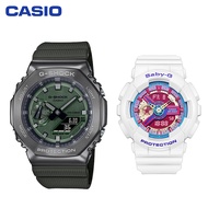 เดิม G-Shock Baby-G GM2100 BA112 ผู้ชายและผู้หญิงกีฬานาฬิกาคู่ตั้ง 200 เมตรกันน้ำกันกระแทกกีฬาคนรักก