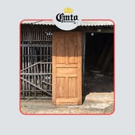 Daun Pintu Kamar Jati, Pintu Kamar & Utama Kayu Jati KW1