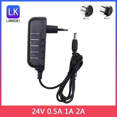 24V 0.5A 1A 2A AC Adapter for Logitech Driving Force GT Pro , Wireless F/ PLAYSTATION 3