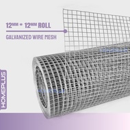 1/2 x 1/2 Galvanized Welded Wire Mesh Netting Net Dawai Pagar Jaring Gulung