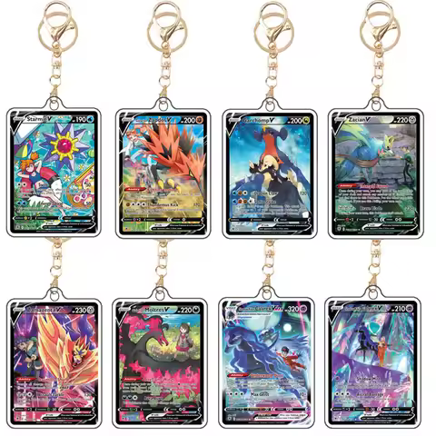 Self-Made Pokemon Original Moltres Zacian Garchomp Zapdos Starmie Zamazenta Acrylic Anime Peripheral